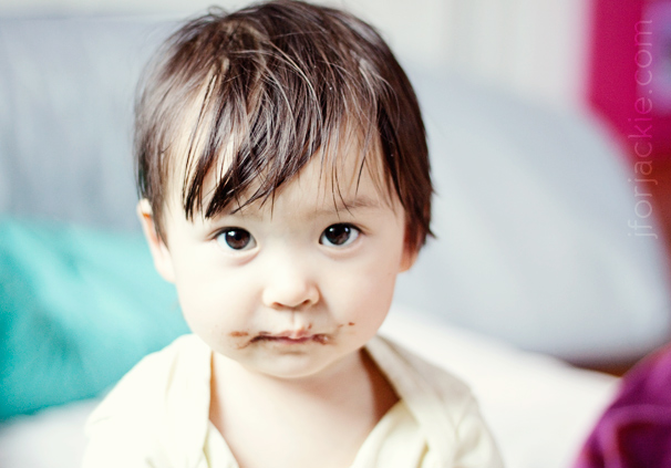 14 June 2013 - Julienne's first time eating chocolate