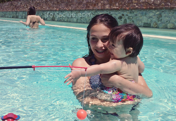 15 June 2013 - Piscina Quercegrossa with Daniela and family