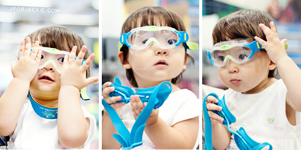 31 July 2013 - Swim goggles for Toddlers