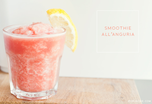 01 August 2013 - Smoothie all'Anguria