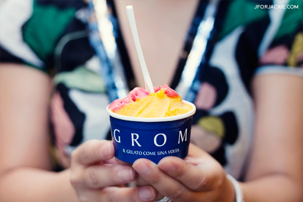 Grom Gelateria in Florence, Italy
