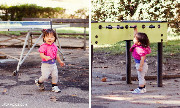 Julienne playing at the park