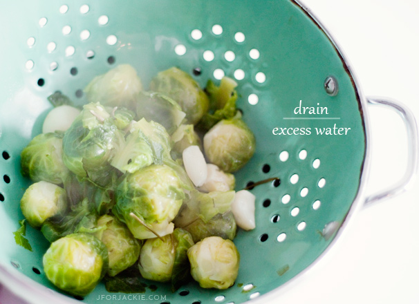 Buttery Garlic Brussel Sprouts with Rosemary