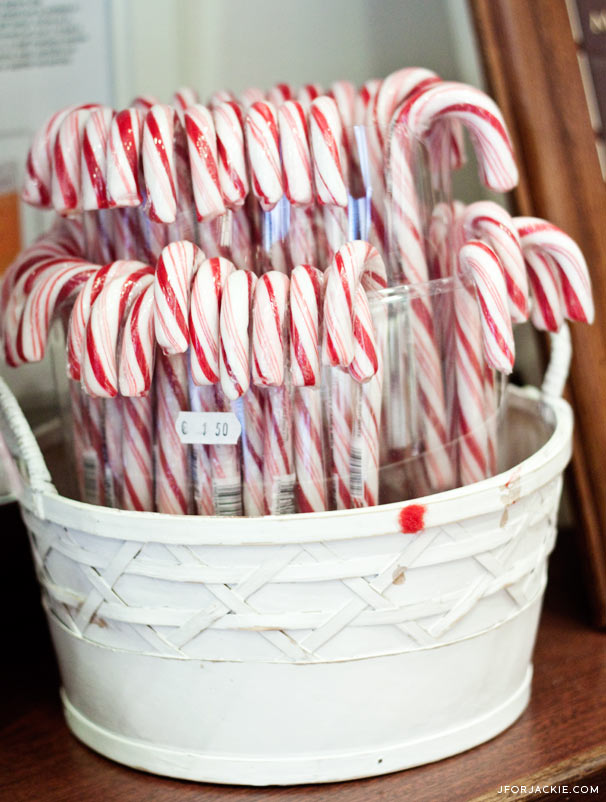 Candy Canes in Florence, Italy