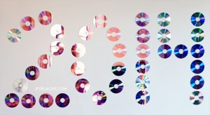 DIY Cd Wall Art Idea