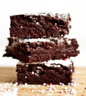 Valentine's Chocolate Brownie Recipe Treats