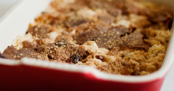 Baked French Toast Casserole with Maple Syrup